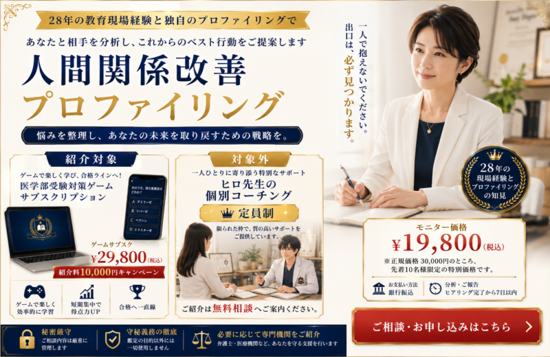 人間関係改善プロファイリング